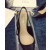 Dior Women's ja Dior high-heeled shoe Black lambskin studs Black