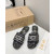 Dior Women's Dway Cotton Sandals Black