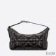 DiorTravel Nomad Pouch Cannage Calfskin Black