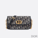 Dior 30 Montaigne Avenue Bag Oblique Motif Canvas Blue