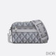 Dior Safari Messenger CD Diamond Motif Canvas Grey