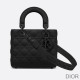 Lady Dior My ABCDior Bag Ultramatte Cannage Calfskin Black