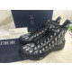 Dior B28 High-Top Sneakers Unisex Oblique Motif Canvas and Rubber Beige Black