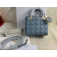 Dior Lady Bag Cannage Lambskin Blue