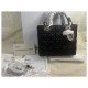 Dior Medium Lady Dior Bag Cannage Lambskin Black/Gold