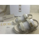 Dior DiorAct Sandals Women Lambskin White