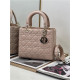 Dior Medium Lady Dior Bag M0565 Pink Lambskin