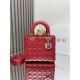 Dior Medium Lady Dior Bag M0565 Red Lambskin
